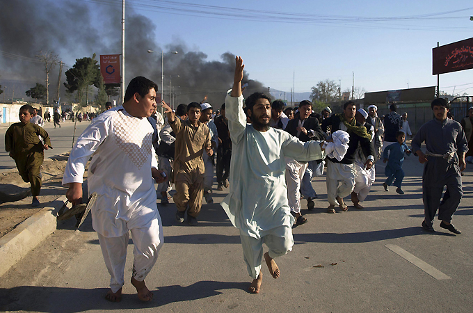 Afghan attack on UN