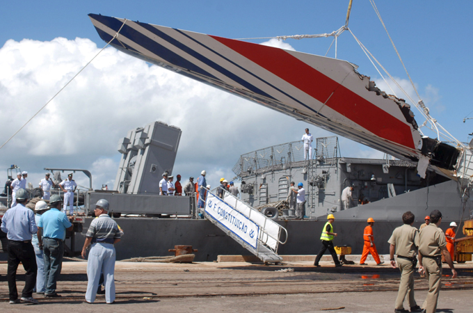 Air France plane crash - wreckage found