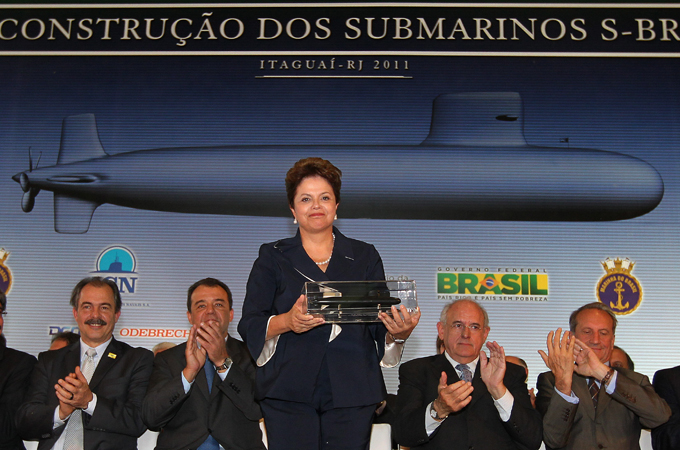 Dilma Rousseff Brazil submarine