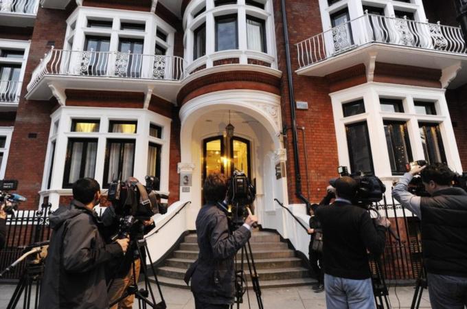 Julian Assange seeks asylum in the Ecuador Embassy in London