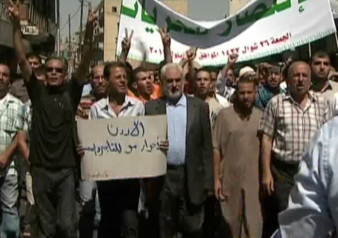 Jordan election protest king abdullah