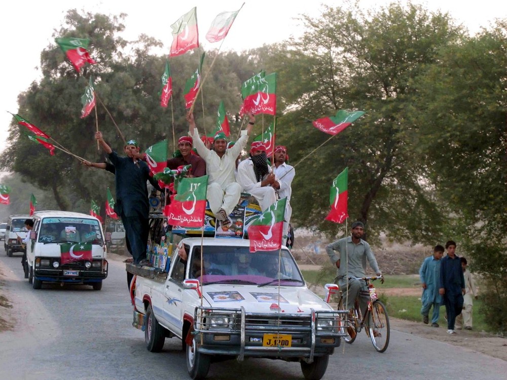 The march against US drone strikes started from the capital, Islamabad.