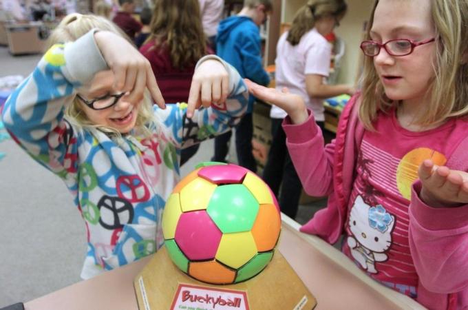 Pacific Science Center math van at Ridgeview Elementary
