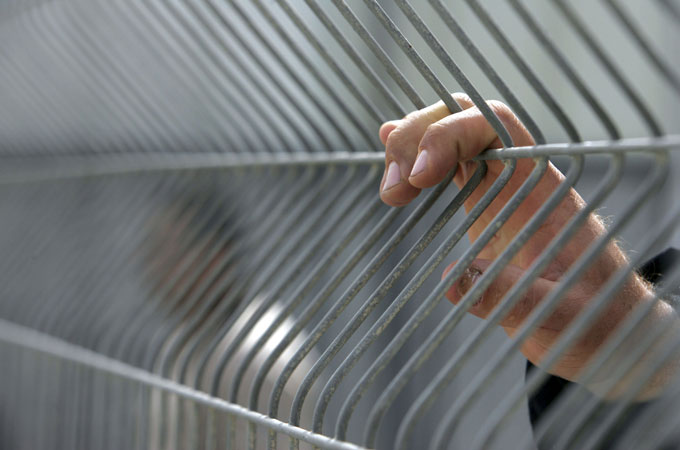 Palestinian prisoner in Israeli jail