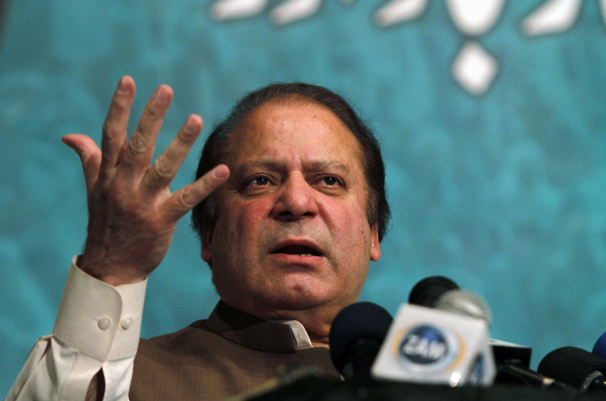 Nawaz Sharif, incoming prime minister