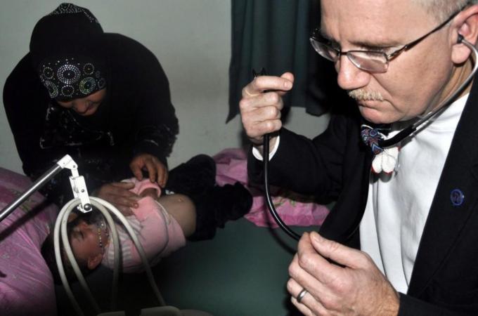 US delegation of the Preemptive Love Coalition (PLC) visit in Fallujah hospital