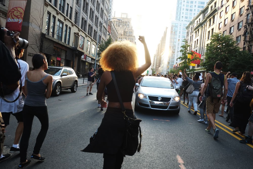 ''Justice for Trayvon'' protest in NYC