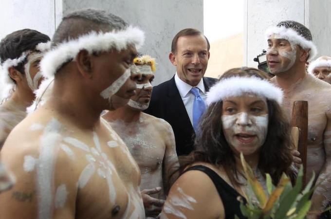 The Aborigines were persecuted by the immigrant nation of Australia [EPA]