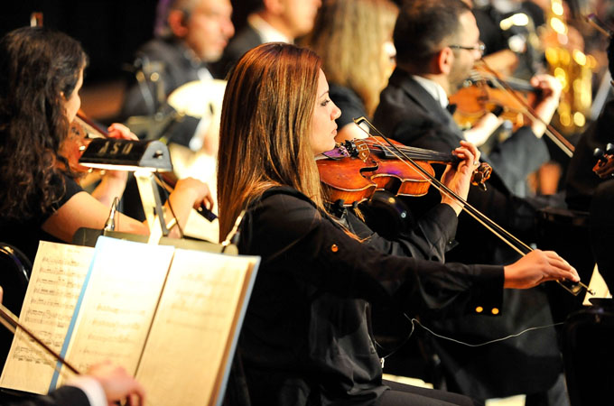 The National Arab Orchestra was founded in Michigan in 2009 [Chris Weaver/Al Jazeera]