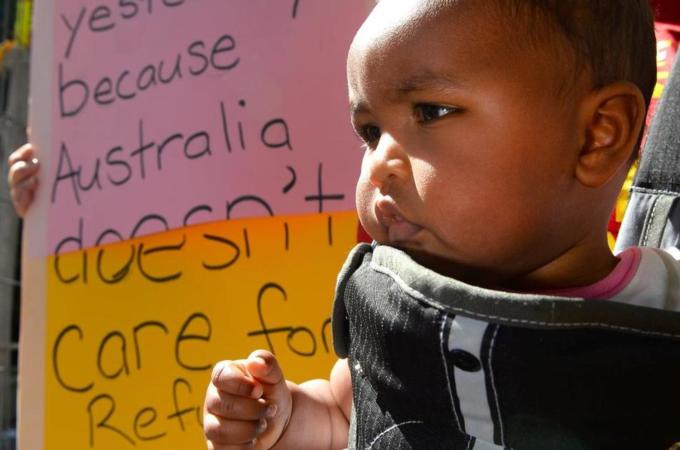 Australian governments have denied child refugees humanitarian protection, writes Broom [AFP]
