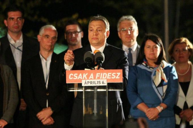 Hungary's ruling party Fidesz won two-thirds of the votes in the recent parliamentary elections [Getty Images]