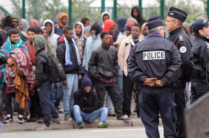 France expelled about 650 migrants from camps in the northern port of Calais on Wednesday [AFP]