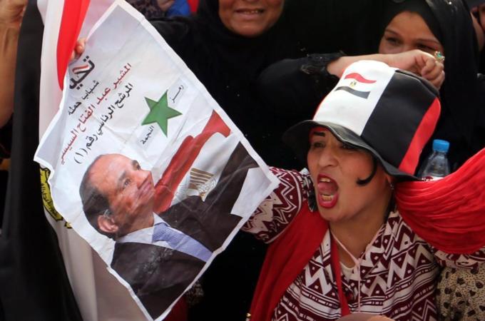 Opposition leaders say they may be forced to work together to counter Sisi's government [EPA]