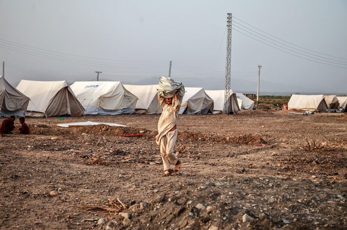 The estimated number of displaced people is more than one million in northwest Pakistan [UN/Sara Farid]