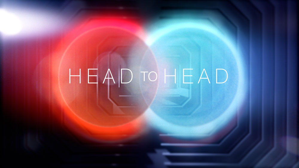 Head to Head - title logo - outside image
