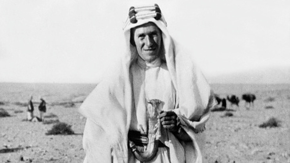 T.E. Lawrence, Portrait as a Bedouin [Getty]