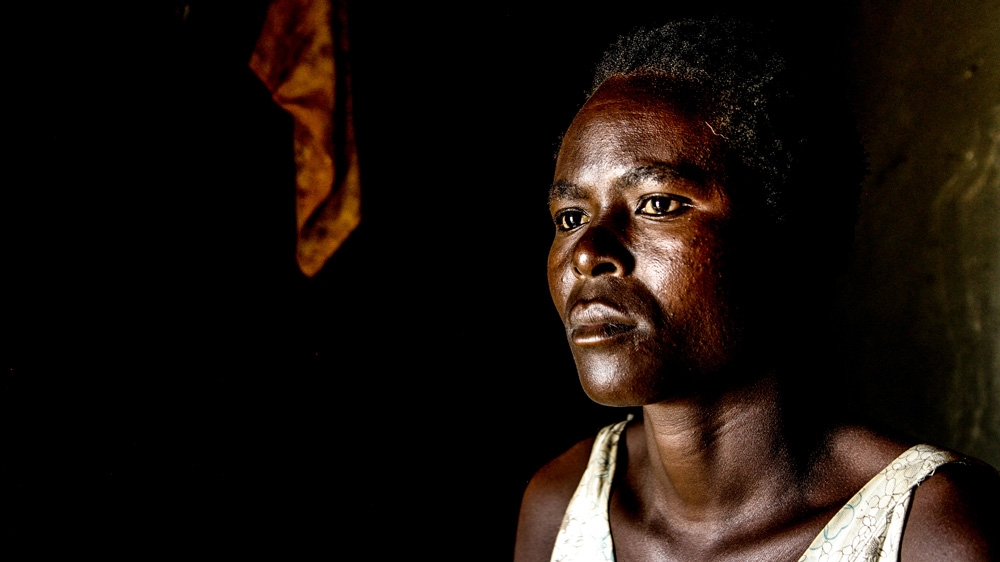 Agnes Akello still bears machete scars on her shoulder and abdomen [Marc Ellison] 