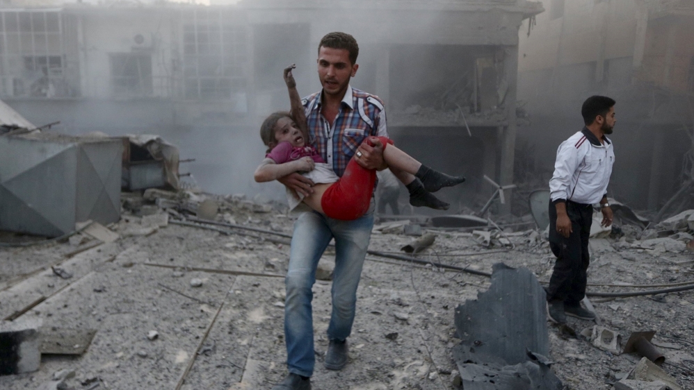 The UN says 250,000 Syrians have been killed and an estimated 7.6 million are internally displaced as a result of the conflict [Reuters]