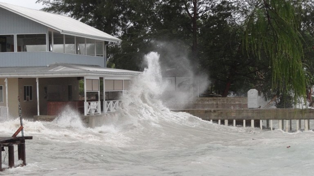 Majuro in the Marshall Islands - storm surge - Tropical Storm Nangka