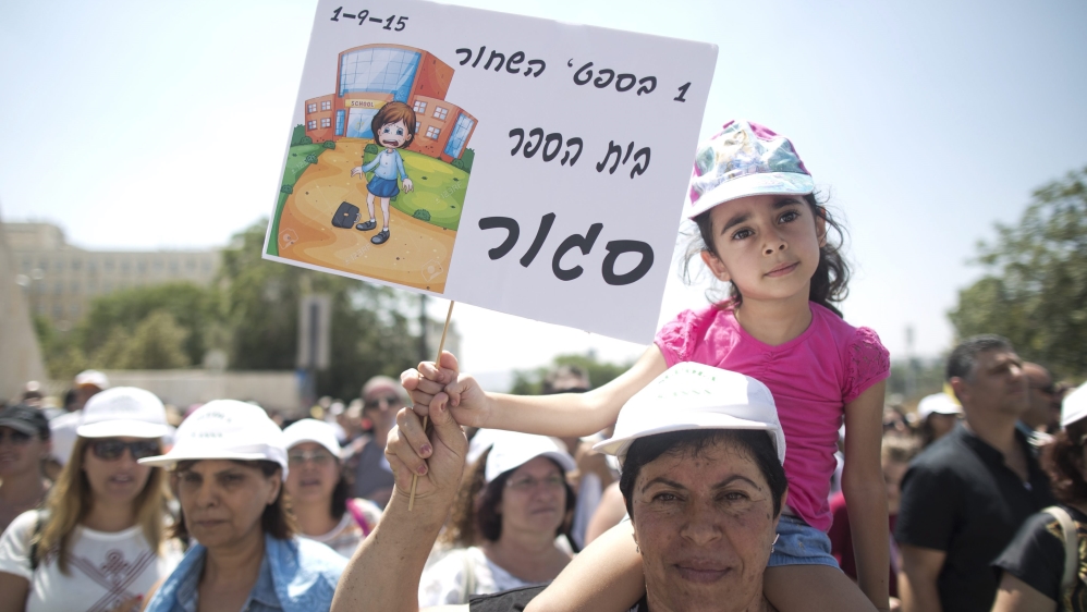 Christian schools rally in Jerusalem