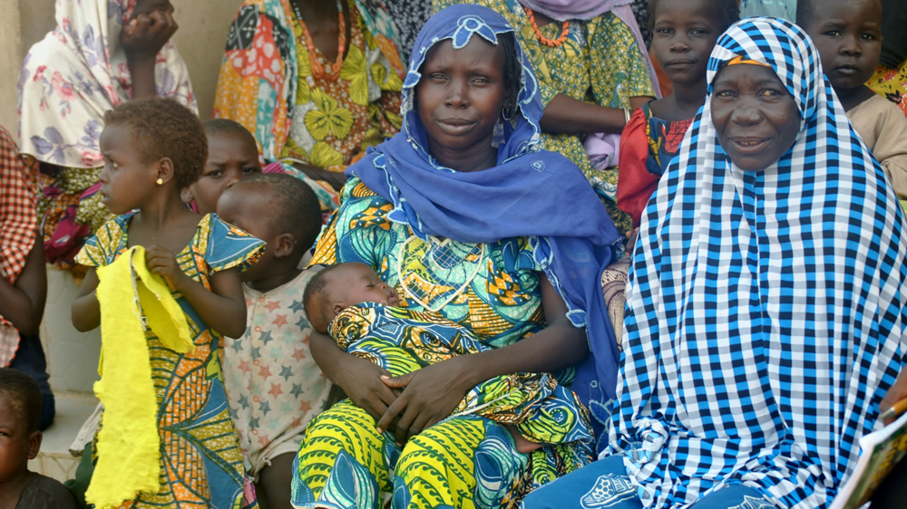 Hajia Binta was held by Boko Haram for several months before being rescued by the Nigerian military [Fragkiska Megaloudi/Al Jazeera]