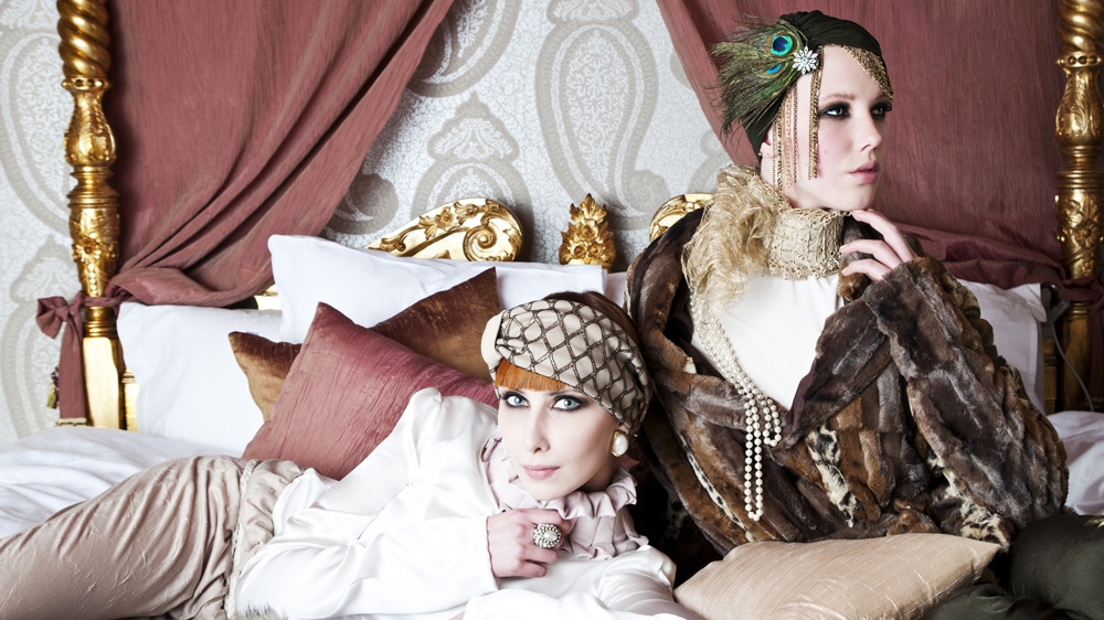 Aldebe’s “Happy Turban” line, where every headpiece is unique has proven popular among Muslims and non-Muslims alike. [Annelie Ellie Akerman]