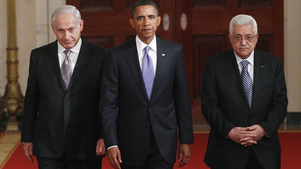 BENJAMIN NETANYAHU, BARACK OBAMA, MAHMOUD ABBAS