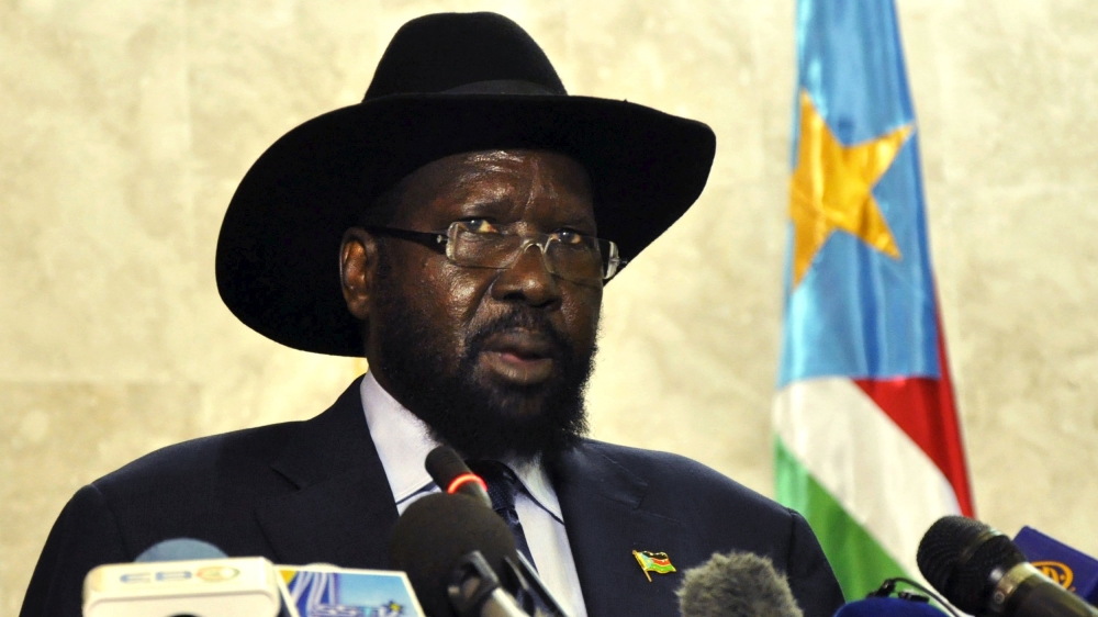 South Sudan''s President Kiir addresses the nation at the South Sudan National Parliament in Juba