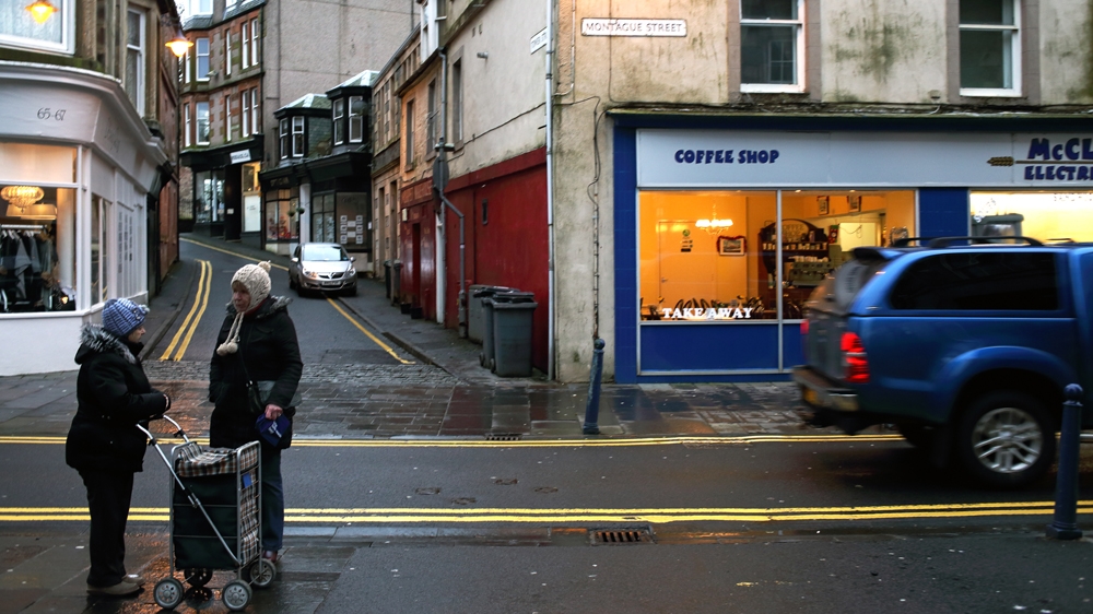 
The Isle of Bute suffers economic problems as a result of depopulation [Harrison Reid/Al Jazeera] 