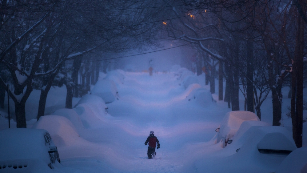 Blizzard Hits Washington, DC
