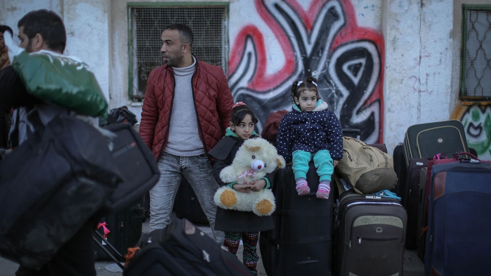 One man, who did not provide his name, told Al Jazeera he had been trying to travel for the past 18 months [Ezz Zanoun/Al Jazeera]