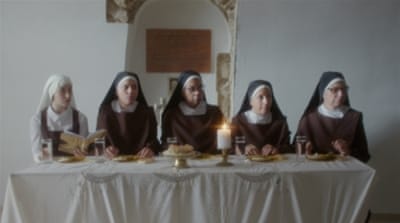 The film is set in a West Bank convent