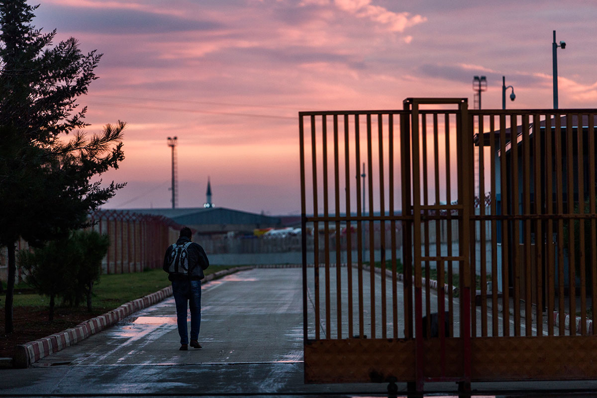 Refugees on Turkish- Syrian border/ Please Do Not Use