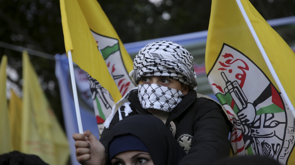 fatah flag kid