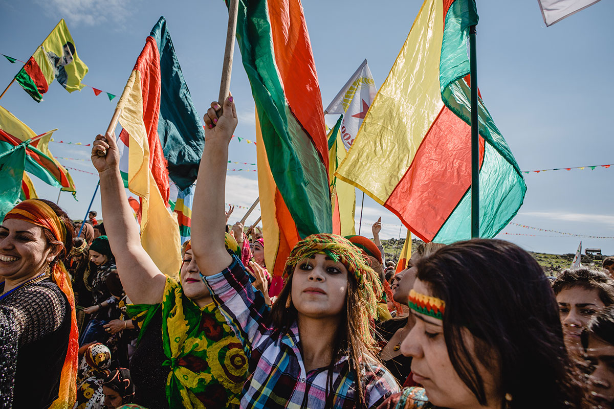 Syrian Kurds celebrate Newroz amid civil war/Please Do Not Use