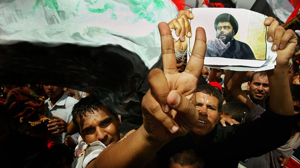 Pro-Sadr protests in Baghdad