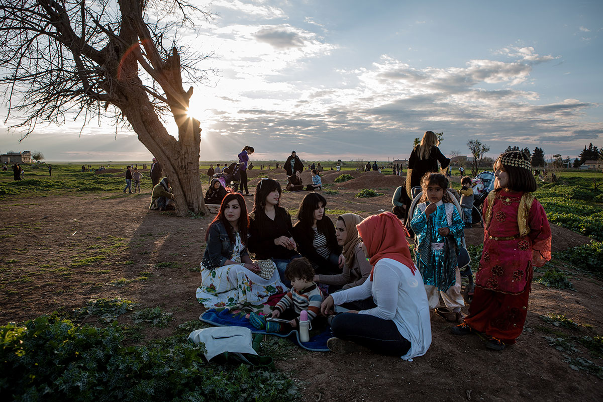 Syrian Kurds celebrate Newroz amid civil war/Please Do Not Use