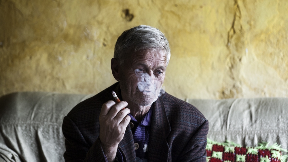 Gjion Biamishtea accidentally killed a girl and must now stay inside his house in Vraka, near Shkodër, for fear that he death will be avenged by her family [Carlo Gianferro/Al Jazeera] 