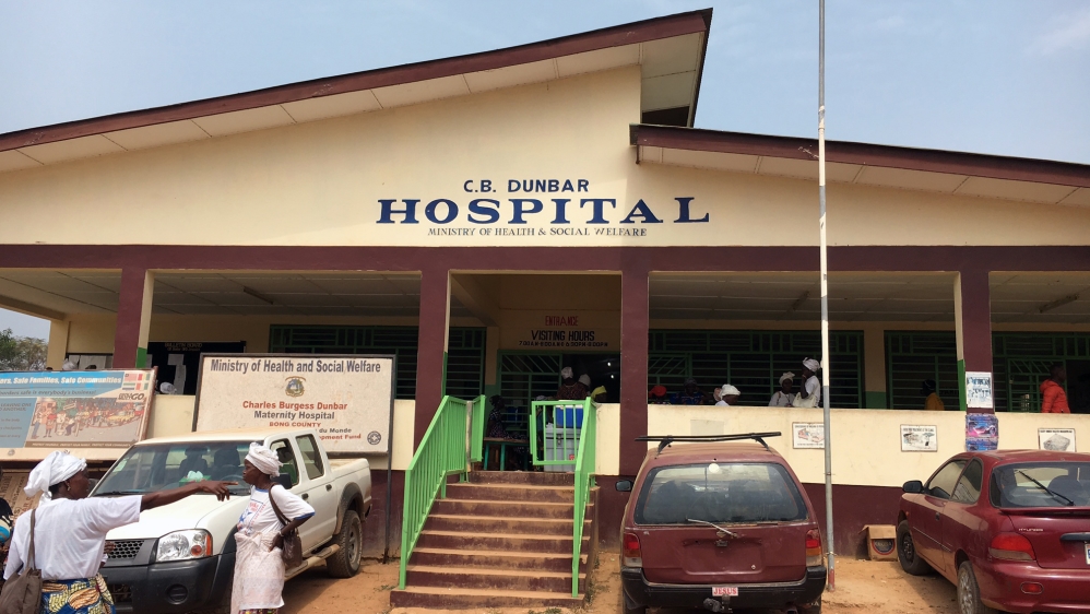 Midwife Hannah Gibson and a small team remained at the rural maternity hospital C B Dunbar throughout the Ebola crisis [Dan Boaden/Al Jazeera]