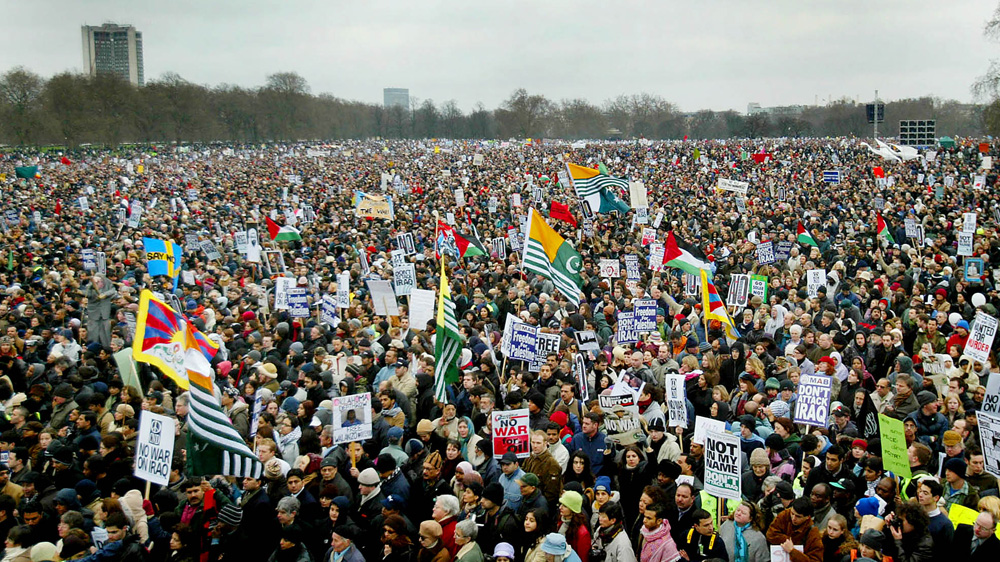 Iraq War protest