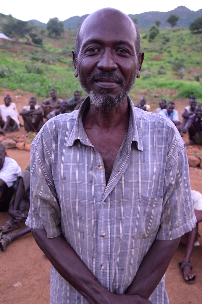 Sudanese Armed Forces Brigadier General Refaut Abdallah Ahmad has been held captive by the SPLA-N in South Kordofan along with 86 others since 2013 [Callum Macrae/Al Jazeera]