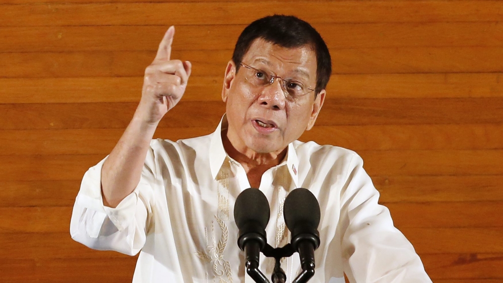 President Rodrigo Duterte delivers his first State of the Nation Address in Quezon city
