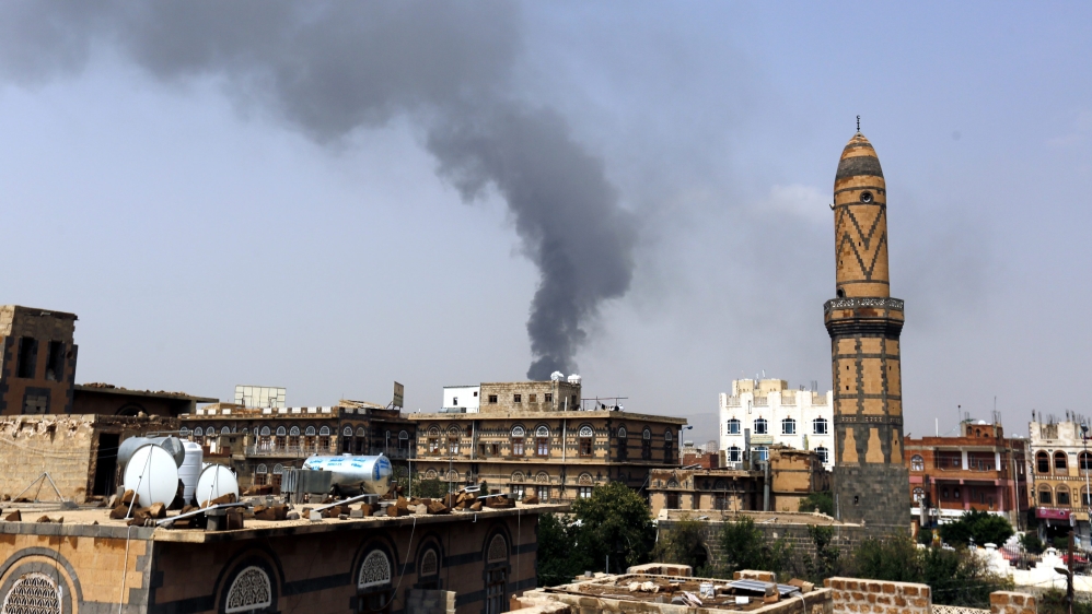 Saudi-led military coalition conducts airstrikes on Sana''a
