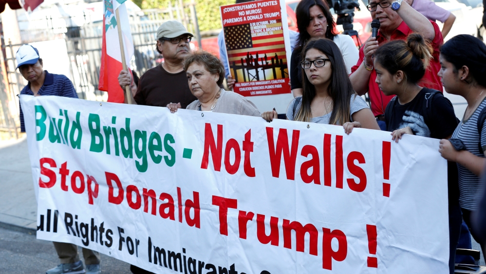 Trump protesters