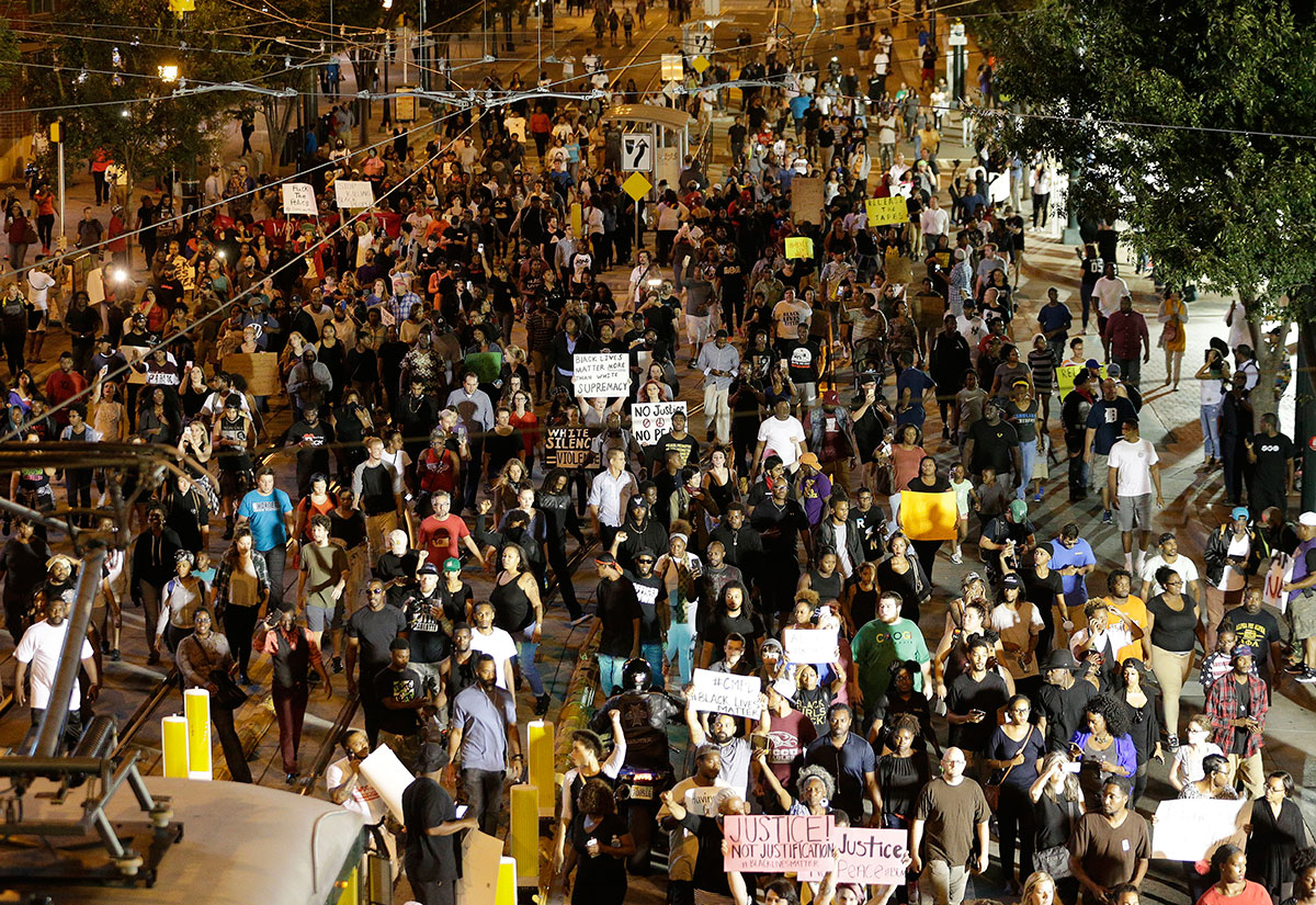 Unrest in Charlotte