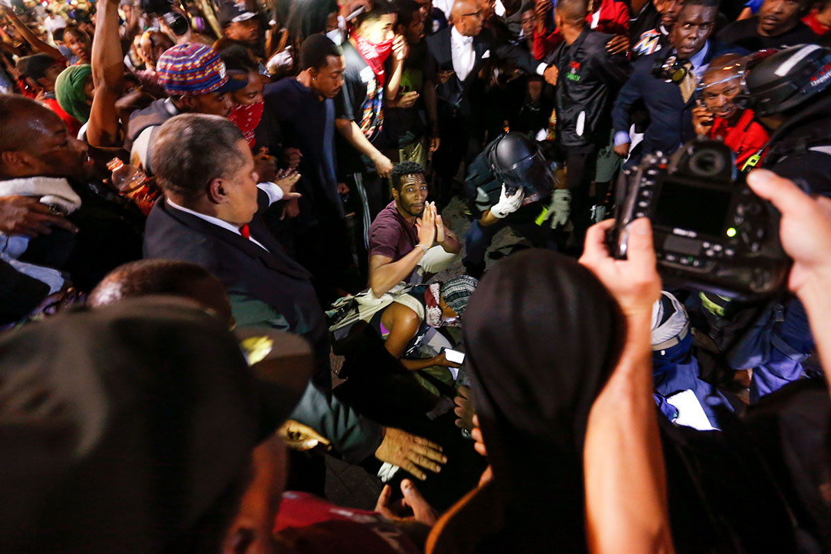 Unrest in Charlotte