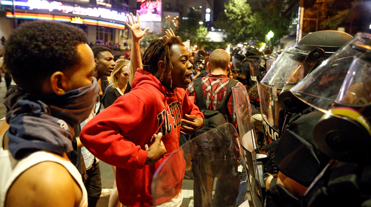Unrest in Charlotte