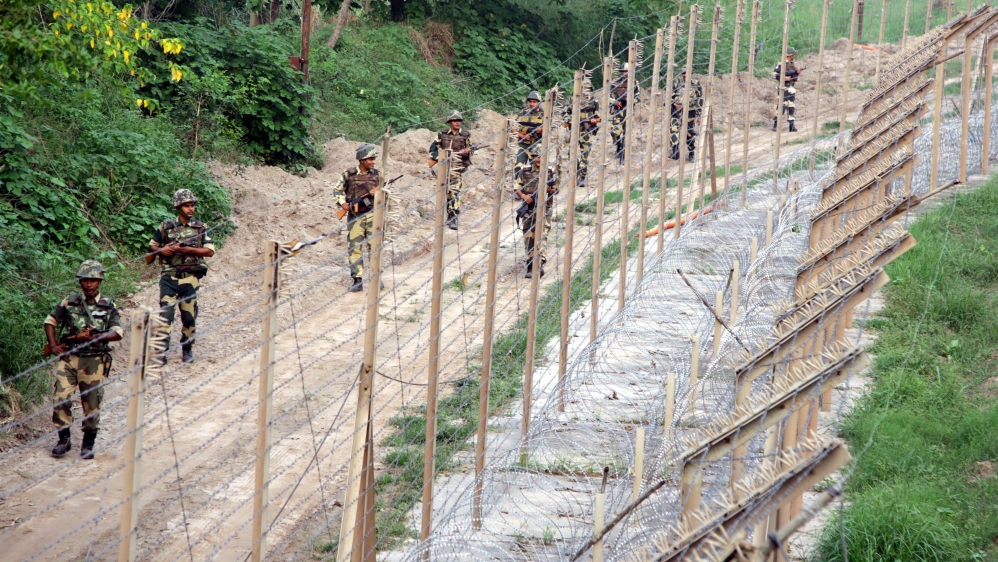 Indian border forces on vigil near Jammu