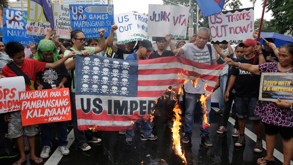 Anti-US rally