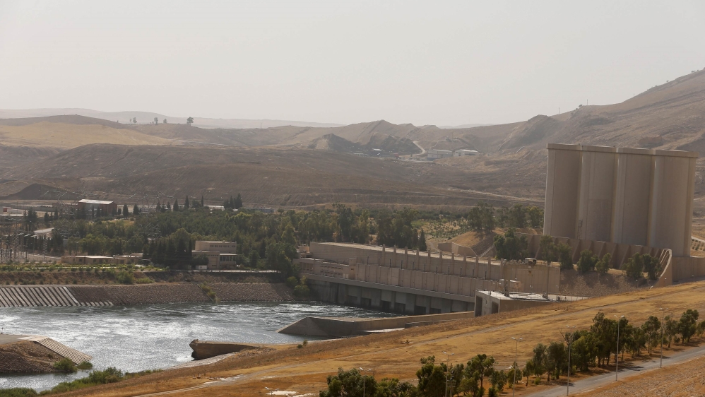 General view of Mosul Dam in northern Iraq